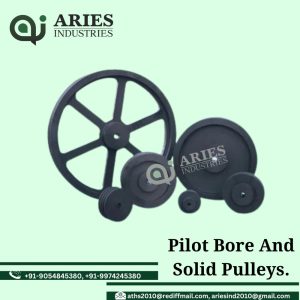 Pilot Bore And Solid Pulleys